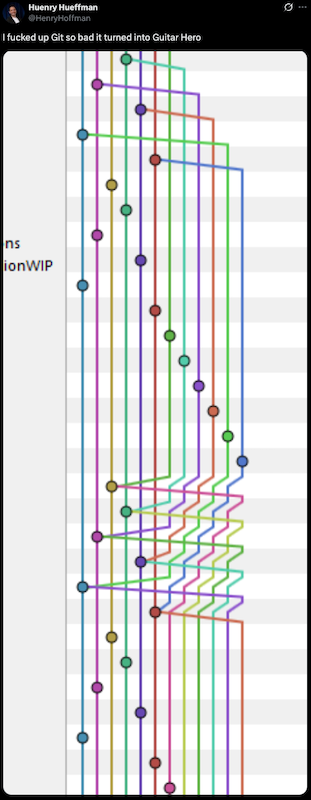 I fucked up Git so bad it turned into Guitar Hero
